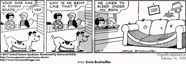 Nancy Classics on Thursday February 16, 2017 Comic Strip