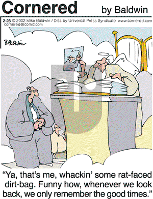 Cornered on Saturday February 23, 2002 Comic Strip