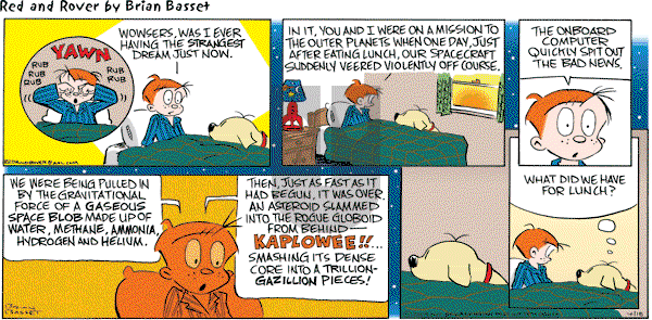Red and Rover on Sunday October 18, 2009 Comic Strip