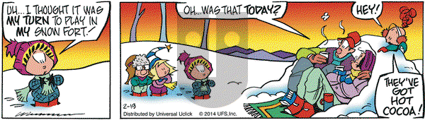 Rose is Rose on Wednesday February 19, 2014 Comic Strip