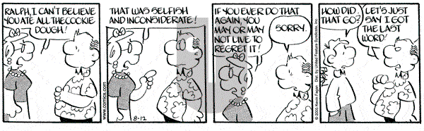 Drabble on Friday August 12, 2005 Comic Strip