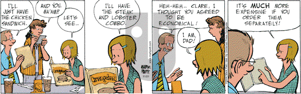 Lucky Cow on Tuesday November 21, 2006 Comic Strip
