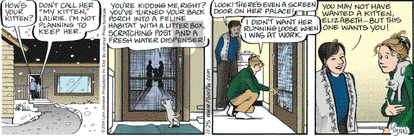 For Better or For Worse - Thursday November 25, 2004 Comic Strip