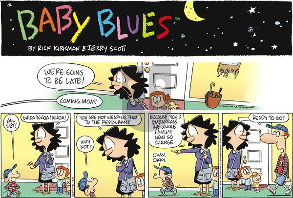 Baby Blues on Sunday March 23, 2014 Comic Strip
