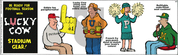 Lucky Cow on Saturday July 9, 2005 Comic Strip
