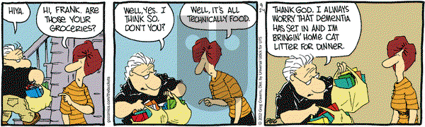 The Buckets on Monday September 24, 2012 Comic Strip