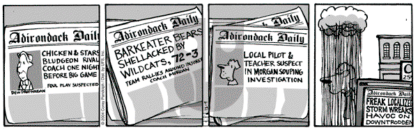 Barkeater Lake on Monday July 9, 2012 Comic Strip