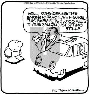 Ziggy on Friday April 16, 1993 Comic Strip