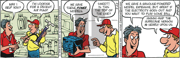 Cleats on Wednesday March 22, 2006 Comic Strip