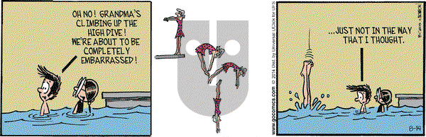 Grand Avenue on Thursday August 14, 2014 Comic Strip
