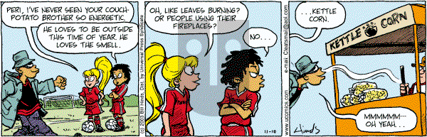 Cleats - Monday November 10, 2003 Comic Strip