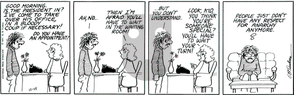 Doonesbury on Monday November 15, 1971 Comic Strip