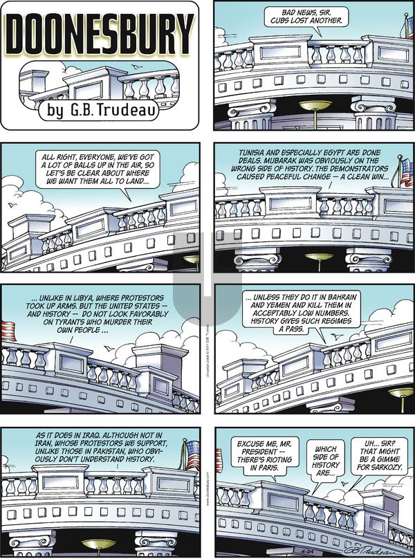 Doonesbury on Sunday April 24, 2011 Comic Strip