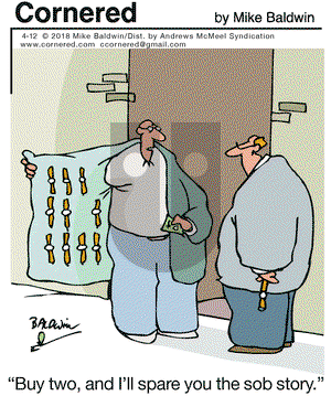 Cornered on Thursday April 12, 2018 Comic Strip