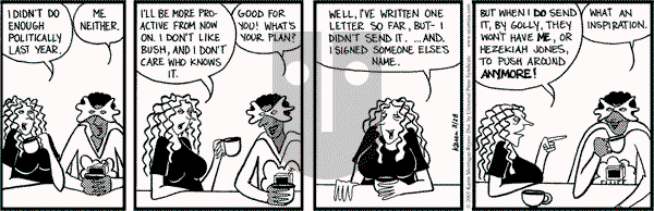 Clear Blue Water on Monday March 28, 2005 Comic Strip