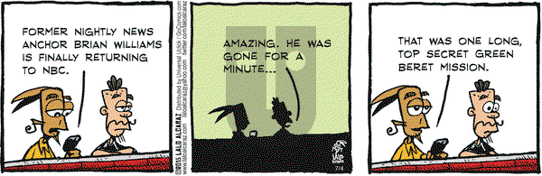 La Cucaracha on Saturday July 4, 2015 Comic Strip