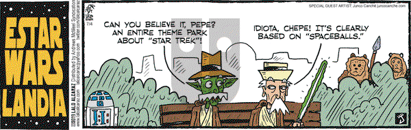 La Cucaracha on Thursday July 4, 2019 Comic Strip