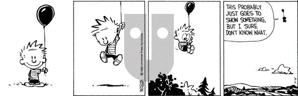 Calvin and Hobbes - Monday July 4, 1988 Comic Strip
