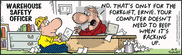 Frank and Ernest on Friday June 2, 2017 Comic Strip