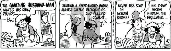 Rose is Rose on Tuesday June 7, 1988 Comic Strip