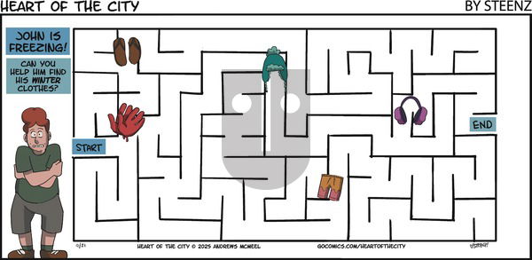 Heart of the City on Sunday September 21, 2025 Comic Strip