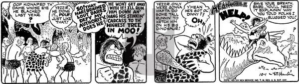 Alley Oop on Tuesday October 1, 1946 Comic Strip