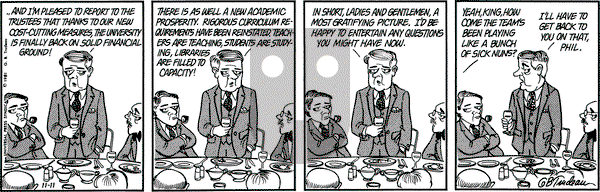 Doonesbury on Wednesday November 11, 1981 Comic Strip