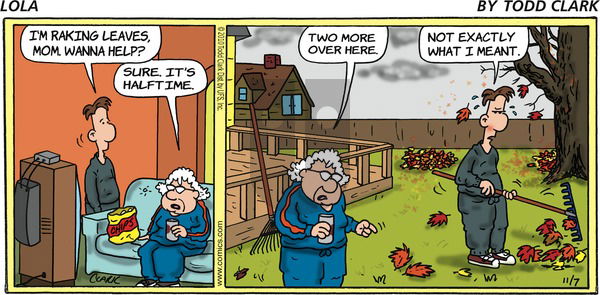 Lola on Sunday November 7, 2010 Comic Strip