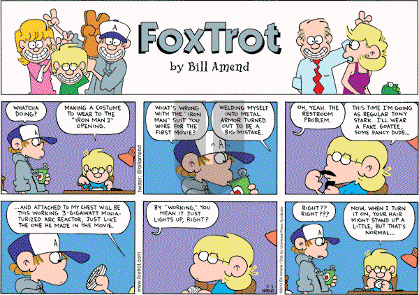 FoxTrot on Sunday May 2, 2010 Comic Strip