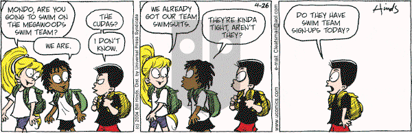 Cleats - Monday April 29, 2013 Comic Strip