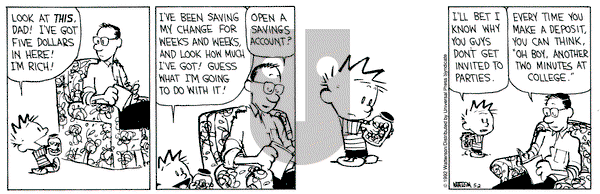 Calvin and Hobbes on Saturday May 2, 1992 Comic Strip