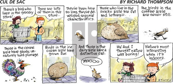 Cul de Sac - Sunday January 19, 2025 Comic Strip