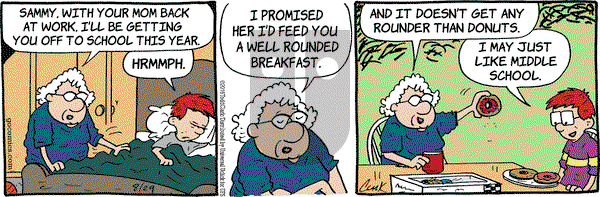 Lola on Monday August 29, 2016 Comic Strip