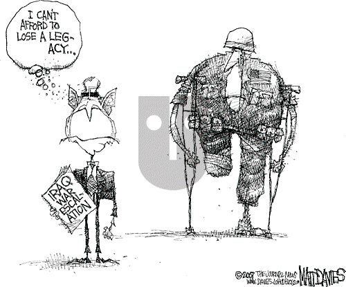 Matt Davies on Friday January 12, 2007 Comic Strip