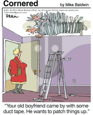 Cornered on Friday March 21, 2014 Comic Strip