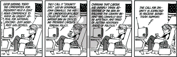 Doonesbury on Monday January 21, 1980 Comic Strip