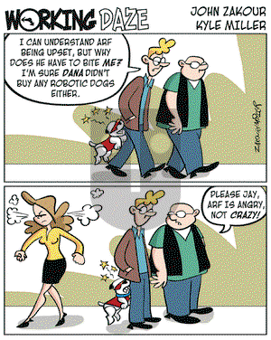 Working Daze on Tuesday March 14, 2006 Comic Strip