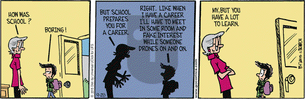 Grand Avenue on Monday September 28, 2015 Comic Strip