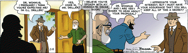 Alley Oop - Monday February 14, 2011 Comic Strip