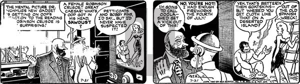 Alley Oop on Monday July 21, 1947 Comic Strip