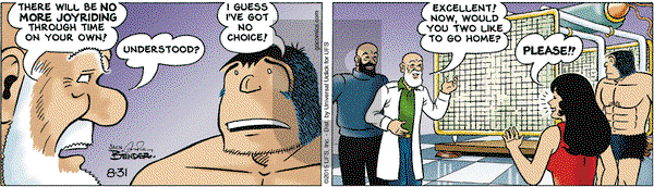 Alley Oop on Monday August 31, 2015 Comic Strip