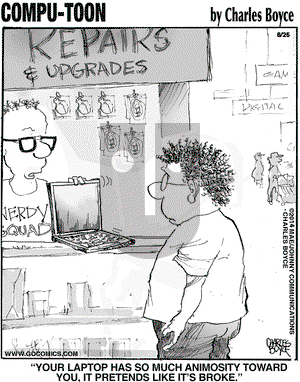 Compu-toon on Monday August 25, 2014 Comic Strip