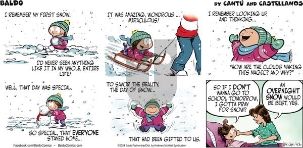 Baldo - Sunday December 15, 2024 Comic Strip
