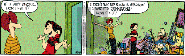 The Buckets on Monday July 11, 2011 Comic Strip