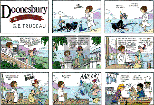Doonesbury on Sunday December 9, 1984 Comic Strip