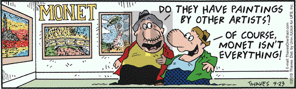 Frank and Ernest on Monday September 23, 2013 Comic Strip