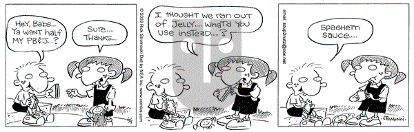 Soup to Nutz - Old on Wednesday June 4, 2003 Comic Strip