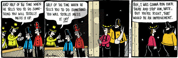 Overboard on Thursday April 5, 2001 Comic Strip