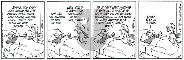 Doonesbury on Tuesday April 16, 1974 Comic Strip