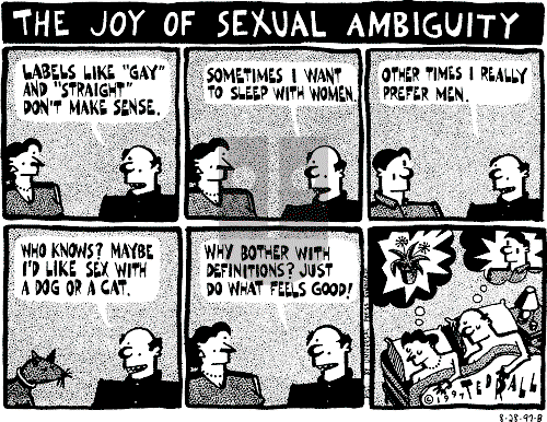 Ted Rall on Friday September 5, 1997 Comic Strip